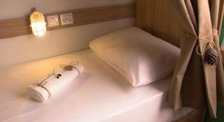 Гостиница Ель Хостел и Кофейня Москва Односпальная кровать в общем номере с 4 кроватями-5