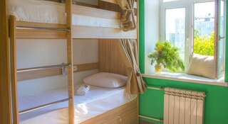Гостиница Ель Хостел и Кофейня Москва Односпальная кровать в общем номере с 4 кроватями-3